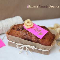 Banana-Nutella Poundcake