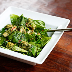 pesto chicken & spinach