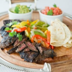 Fajitas with Grilled Steak