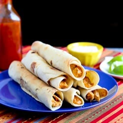 Creamy Chicken Taquitos