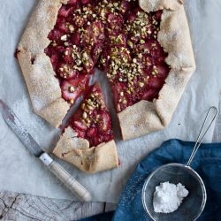 Strawberry and Pistachio Galette