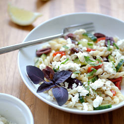 Greek Lemon Pasta Salad