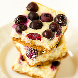 Lemon Blueberry Cheesecake Bars