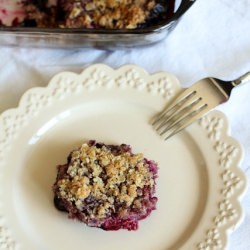 Lightened Up Berry Crisp