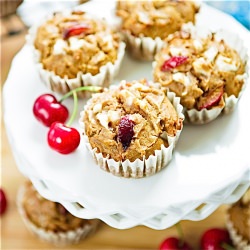 Cherry Cheesecake Muffins