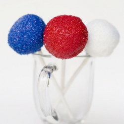 Patriotic Cake Pops