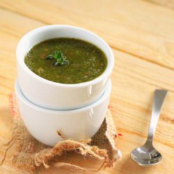 Chard Cauli Wrap w/ Mint Chutney