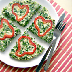 Spinach frittata