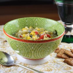 poblano corn chowder