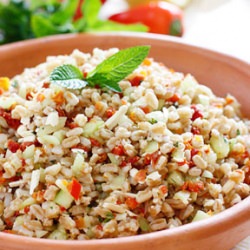 Mediterranean Farro Salad