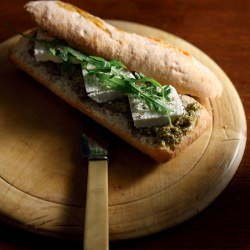 Cheese and Rocket Pesto Sandwich