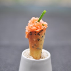 Salmon Tartare Cornets