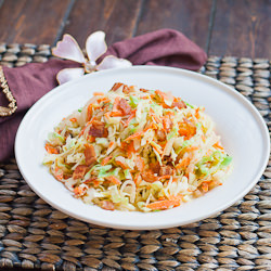 Cabbage Bacon Salad with Buttermilk