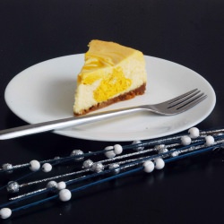 Mango Swirl Cheesecake