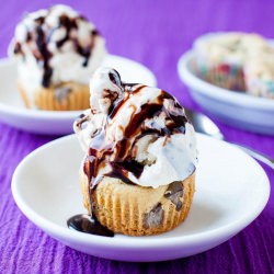 Choc Chip Cookie Cups & Ice Cream
