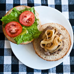Cheese-Stuffed Burgers