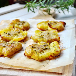 Smashed Roast Potatoes