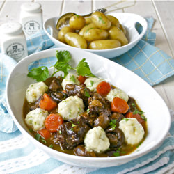 Beef Stew with Potato Dumplings