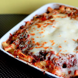 Mushroom Baked Ziti
