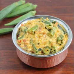 Dahi Bhindi/Kerela Style