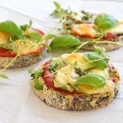 Eggplant pizza