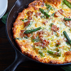 Asparagus and Bacon Popover