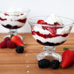 Triple Berry Vanilla Bean Parfait