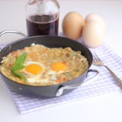 Eggplant with Egg