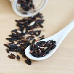 Black Rice with Mango in Coconut