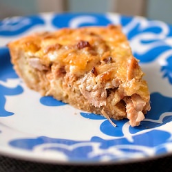 BBQ Chicken Quiche
