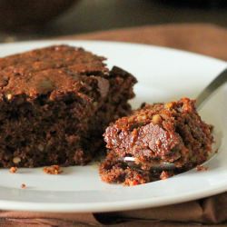 Mocha Chocolate Cake w/ Caramel