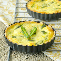 Asparagus and Feta Quiche