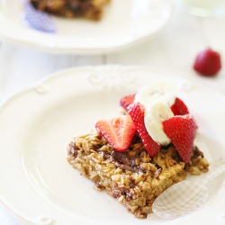 Nutella Baked Oatmeal
