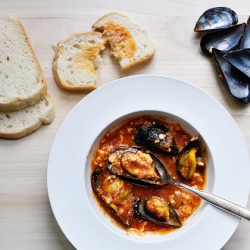 Mussels Saganaki