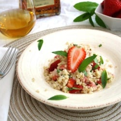 Minted Strawberry Quinoa Salad
