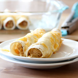 White Chicken Enchiladas