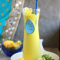 Mango and Mint Milk Shake
