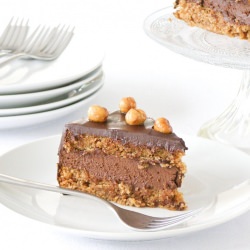 Mocha Frangelico Mousse Torte