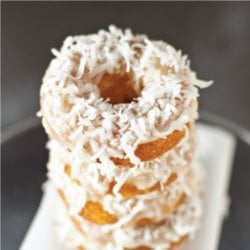 Piña Colada Baked Doughnuts