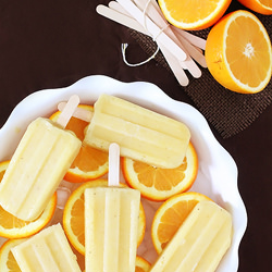 Pineapple Orange Banana Popsicles