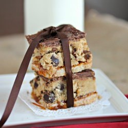 Cookie Dough Billionaire Bars