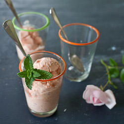 Strawberry mango ice cream