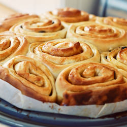 Espresso Buns with a Maple Glaze