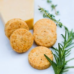 Parmesan, Rosemary & Thyme Crackers