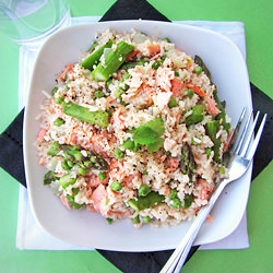 Easy Salmon Pilaf