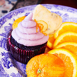 Gluten Free Lavender Citrus Cupcake