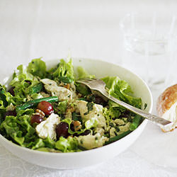 Chicken, Bean and Grape Salad