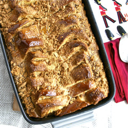 Tiramisu Brioche and Butter Pudding