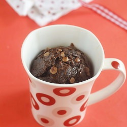 Eggless Microwave Chocolate Cake
