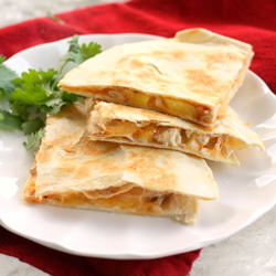 Pineapple and Chicken Quesadillas